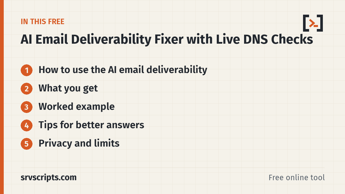 AI email deliverability – overview of what it covers