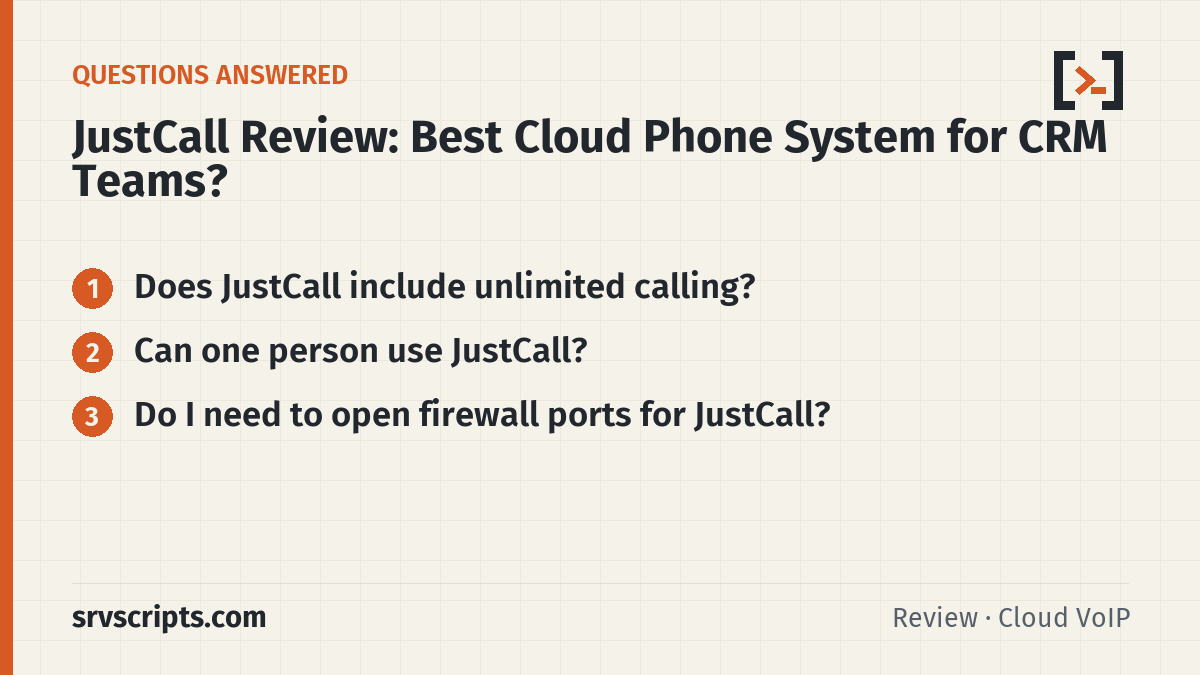JustCall Review questions answered: Does JustCall include unlimited calling? Can one person use JustCall?