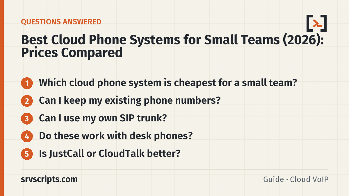 Best Cloud Phone Systems – questions answered
